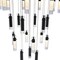 Cwi Lighting Olinda LED Integrated Black Chandelier 1606P33-37-101 - alternate 2